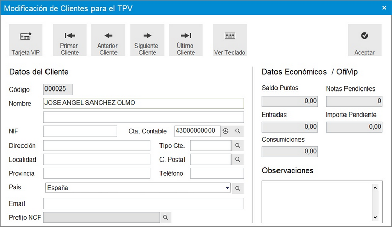 AltaClienteTPV