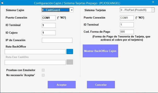 ConfiguracionCajonCashGuard