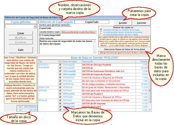 Administracion-CopiaSeguridadSQLDefinir