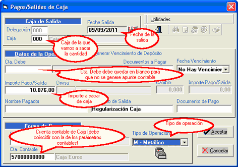 SalidaCaja