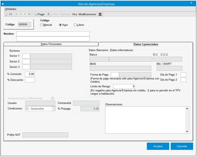 AltaAgenciaEmpresaDatosComerciales