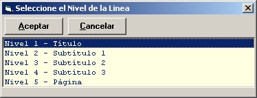 NivelLinea