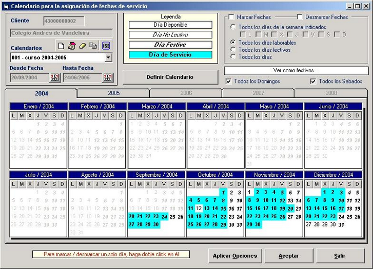 Calendario
