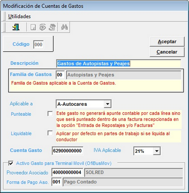 cuentagastos