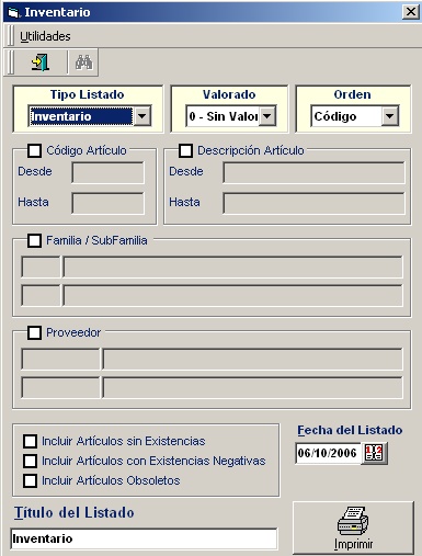 Inventario