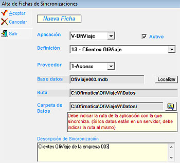 AltaSincronizacion