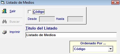 ListMedios