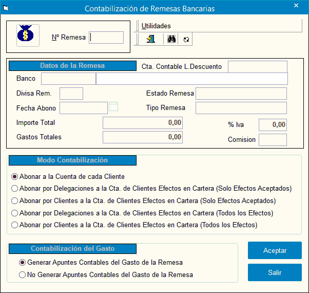 ContabilizarRemesa