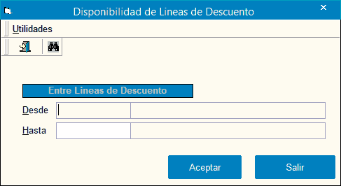 DisponibilidadLineasDescuento
