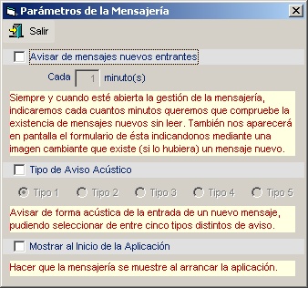 ParametrosMensajeria