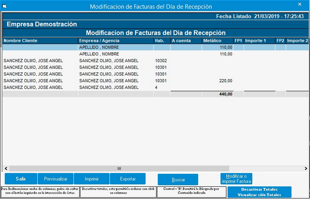ModificacionDeFacturas
